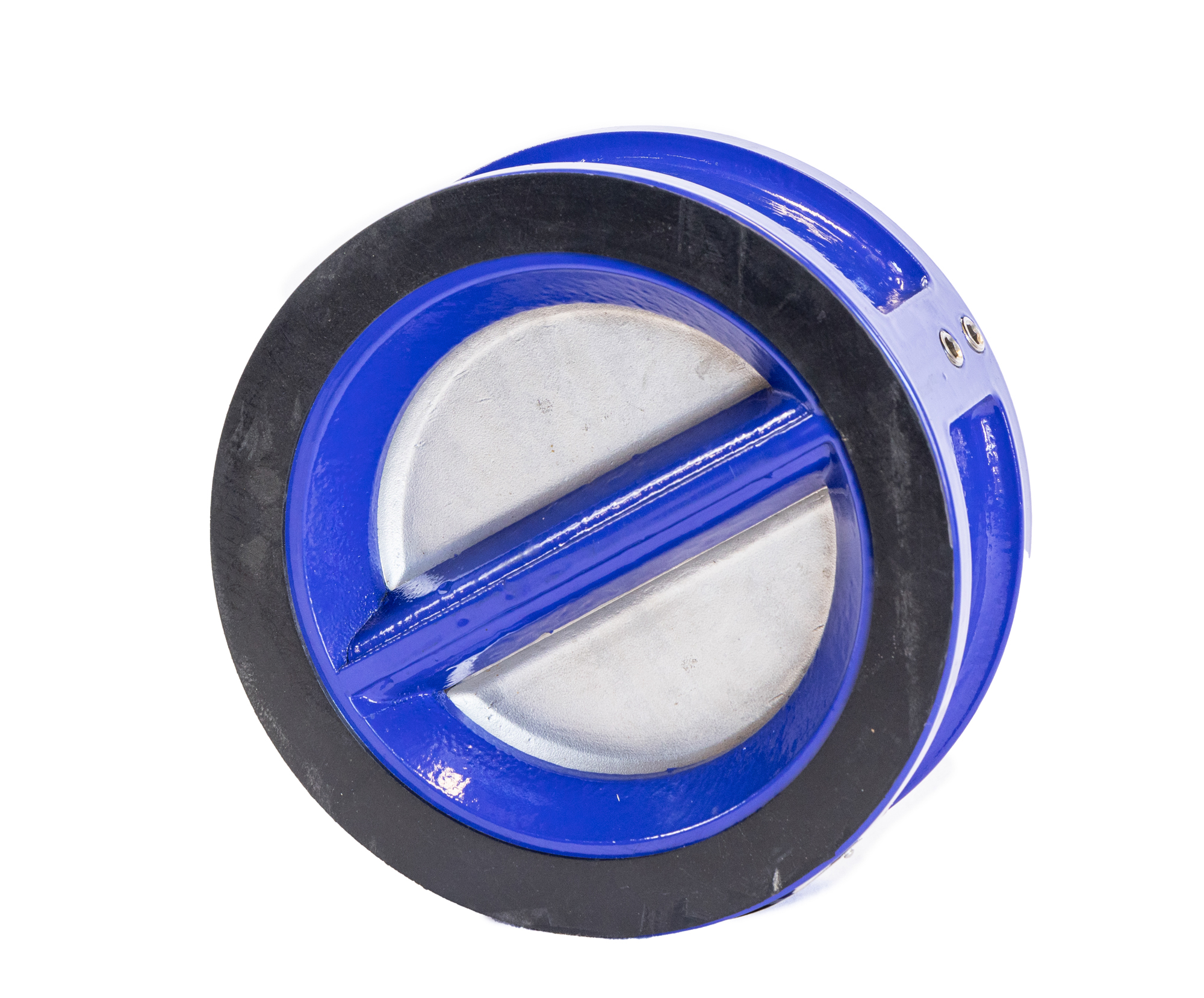 An image of a dual disc wafer check valve.