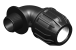 A 3D rendering of a metric compression 90 degree male elbow.