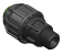 A 3D rendering of a rural compression male adaptor.